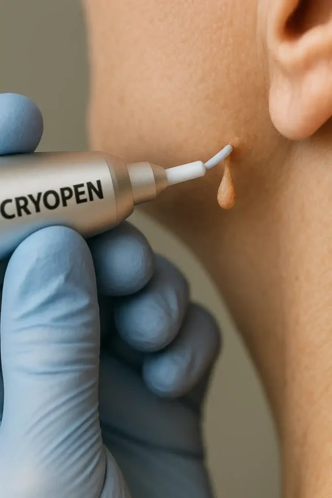 Cryopen for skin tags removal Sheffield speak to our team today!